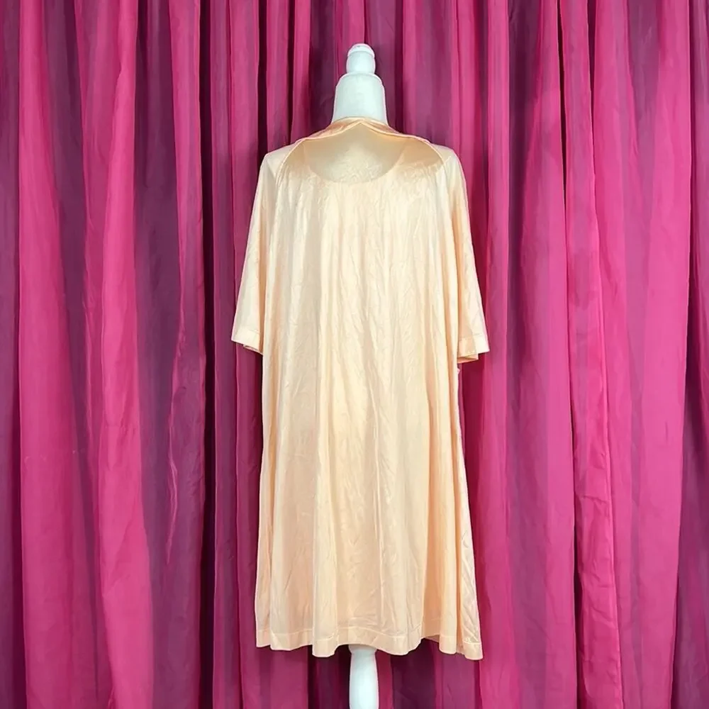 Vintage Lorraine soft‎ satin night dress slip and robe set, size small/med - Picture 2 of 13